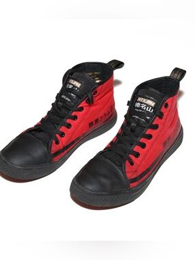 HTXJPN Fuji2 Red Panda High Top Sneakers